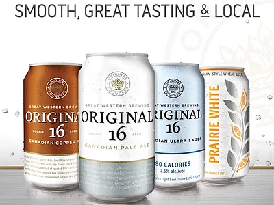 Great Western Brewing Signage banner design sticker design vinyl wrap