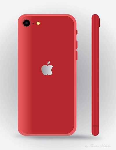 Apple Mobile_Vector Art advertising branding graphic design illustration vector vectorart