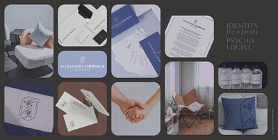 Identity for a family psychologist branding design graphic design logo typography