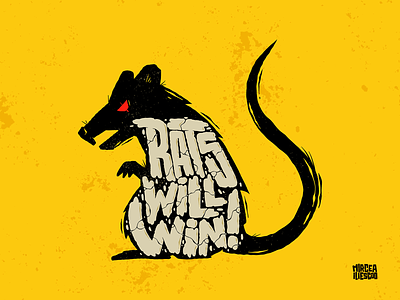 Rats will win! design digital illustration digital lettering graffiti graffiti digital illustration illustrator lettering photoshop procreate rats rats will win rodent sticker sticker design t shirt art t shirt design