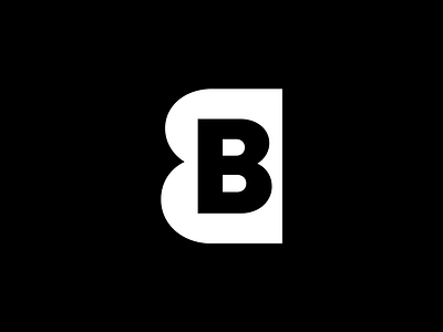 LOGO BB blue branding design graphic design logo logotype monogram typography yellow