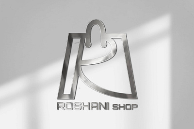 Roshani shop logo branding design graphic design logo logo design online shop