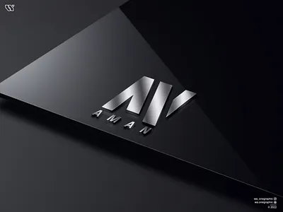 AMAN Logo 3d animation app branding design graphic design icon illustration logo motion graphics typography ui vector