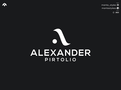ALEXANDER PIRTOLIO a icon a logo alexander pirtolio app branding design icon illustration letter logo minimal ui vector