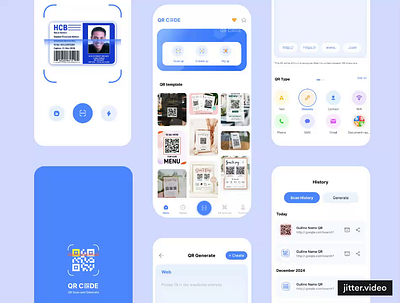 QRScanGenerate app design graphic design icon ui ux