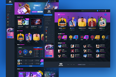 Stream Platform app dashboard design figma games graphic design stream ui ux video