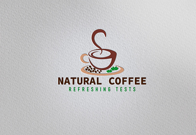 Natural Coffee design graphic design illustration logo