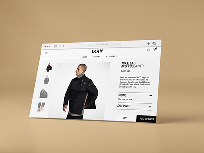 ISHY - Website UI