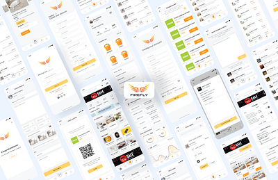Mobile Application UI Design | FIREFLY branding design mobile app mobile app design mobile ui ui ui design