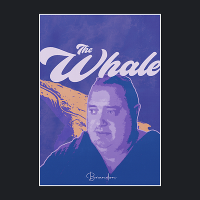 The Whale Poster Design design graphic design illustration poster