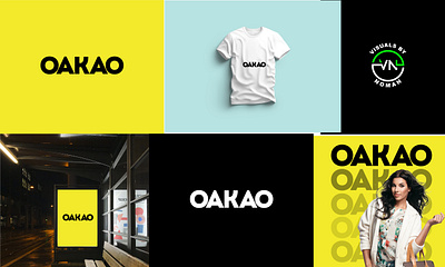 LOGO DESIGN FOR OAKAO branding graphic design logo poster