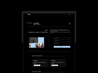 Subscription Page for Beckn design ui user experience design ux web design