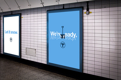 Subway Displays for Massachusetts Transit Authority