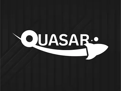 QUASAR logo artwork design designer graphic design logo logotype