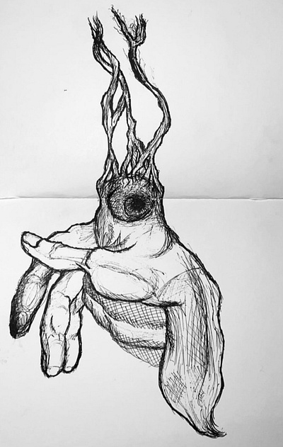 Bunny eyes eyesketch ink pen sketch x bunny
