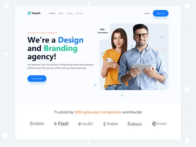 Digital Agency Landing Page Website 2023 agency branding agency branding website digital agency e learning habib home page landing page design minimal website studio website template design website website design