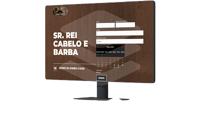 site e app de agendamento com foco em barberias branding graphic design ui