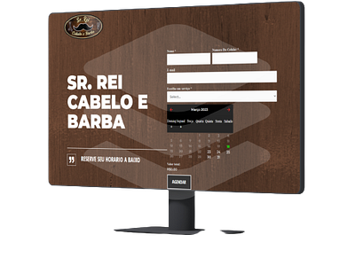 site e app de agendamento com foco em barberias branding graphic design ui