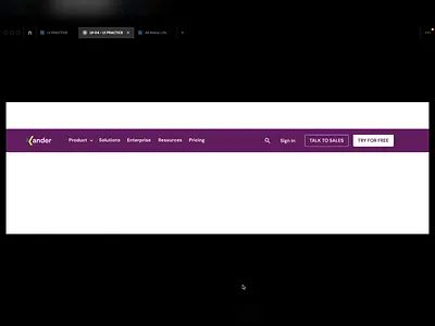 Interactive Nav Bar - Xander ui uiuxdesign