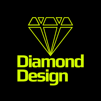 DIAMOND DESIGN branding design graphic design illustration logo