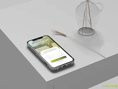 CARBONOFF - MOBILE app login carbon carbonoff mobile mobile app mobile screen ui ux