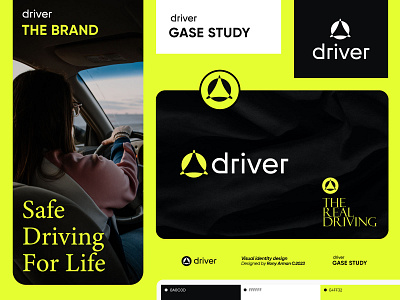 Driver branding brand brand identity branding driving logo design logomark logotypo mark visual identity