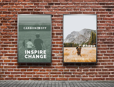 CARBONOFF carbon credits graphic design logo nature street add street message