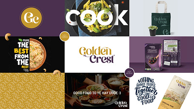 Food Brand Logo Design + Moodboard corporate food foodbrand identity logo logo design moodboard