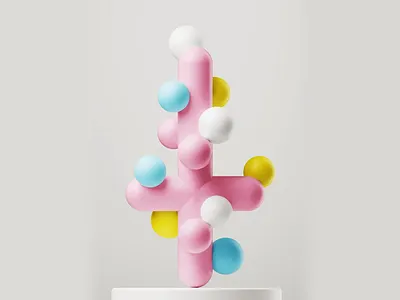 Tree 3d animation branding candy design graphic design icon illustration logo motion graphics pink sweet