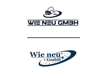 Logo Design (Wie neu GmbH) branding design graphic design illustration logo typography vector