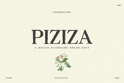 Piziza Brush Font Free Download branding colorful design font graphic design illustration logo modern photo photography ui