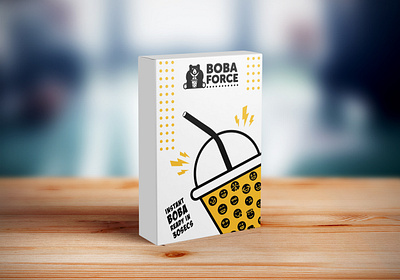 Boba Force Packaging Design graphic design