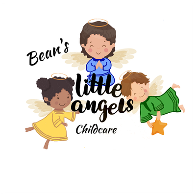 Childcare Logo Sample 3 angels branding childcare custom design graphic design logo