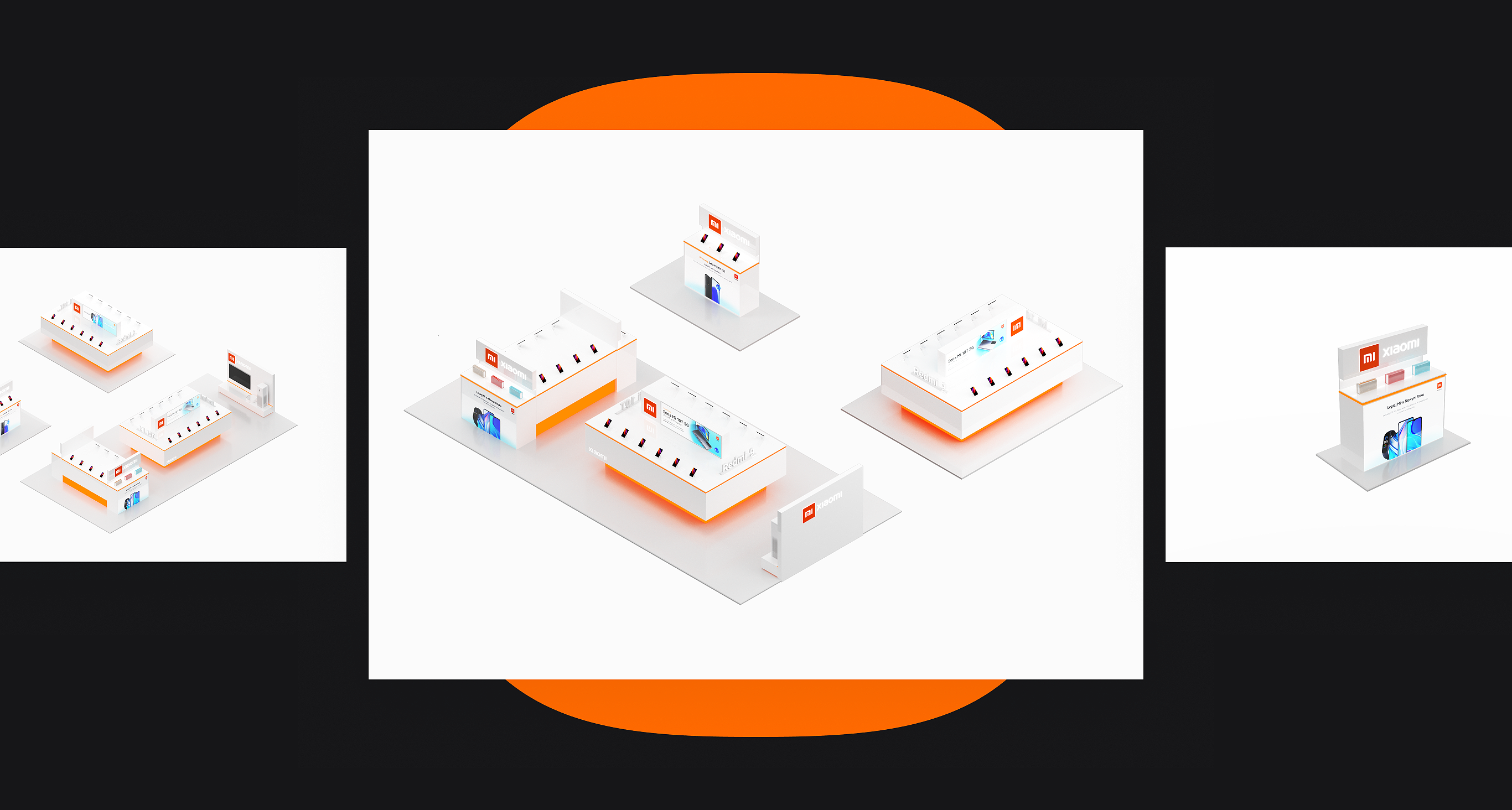 Xiaomi 3d ad advertisment app branding campaign collateral design digital graphic design illustration mi promotional materials render ui ux wayf web website xiaomi