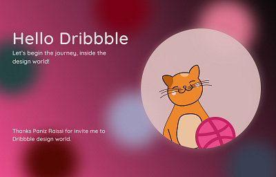 Hello Dribbble! product design ui uiux design ux