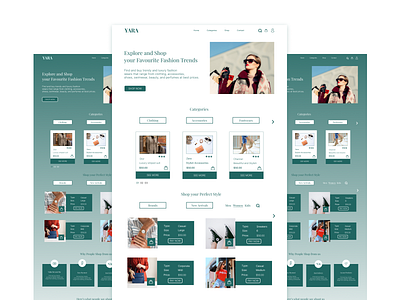 E-Commerce Landing Page UI