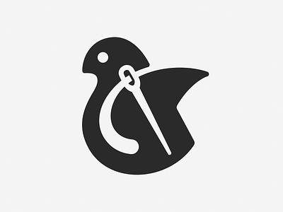 Sew Bird! ai bird brand branding business design icon illustration logo logo design mark needle penguin saas sew startup symbol taylor tweet wings