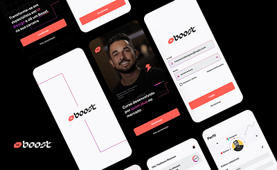 uiBoost mobile | case study app design figma product design ui ux