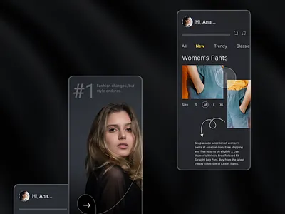 Fashion Mobile App 2023 app app design apparel applications clothing ecommerce fashion fashion app fashion product fashion store mobile modern app online store simple store style ui ui design ux