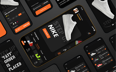 StepUp Shoes App android ios mobile app shoes mobile app ui user experience user interface ux