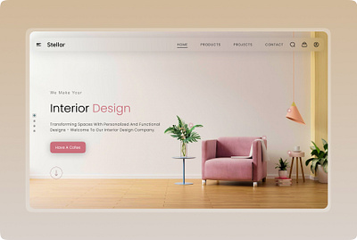 Interior design - Web app design ui ux uxui