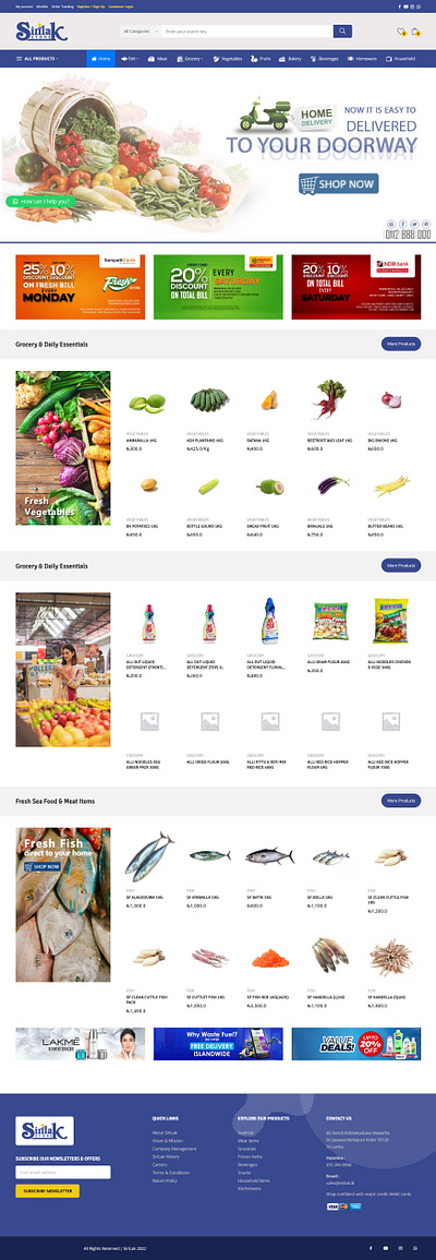 Ecommerce / Supermarket Wesite with Microsoft 365 integration custom design seo web application woocommerce wordpress