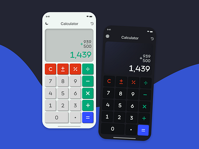Simple Calculator - #004 Daily UI Design app design ui