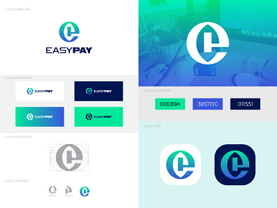 Easy Pay logo design easy pay logo ep logo ep logo design ep minimal logo ep monogram ep monogram logo ep pay logo letter e p letter ep logo minimal logo monogram logo pay logo simple monogram logo