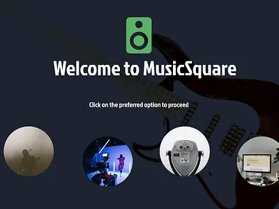Music Square - A generalized platform branding figma graphic design illustrator ui ux vector