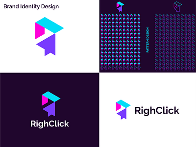 Right Click Logo and Brand Identity Design abstractlogo branding corporatelogo digitalmarketinglogo flatlogo graphic design letterlogo logo logobranda logodesign monogramlogo r rightclick tech techlogo technical typography typographylogo uiuxlogo weblogo