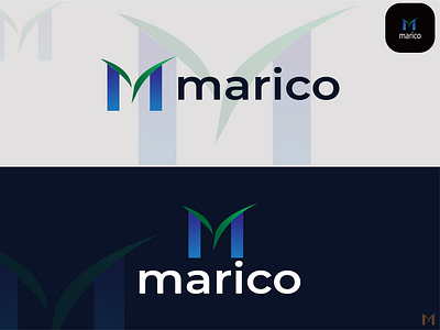 marico Graiden M Letter-Logo Design (Available for sale) 3d app branding graphic design illustration logo marico gradianlogon marico modern motion graphics ui vector