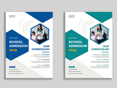 A flyer for a school admission conference education flyer a4