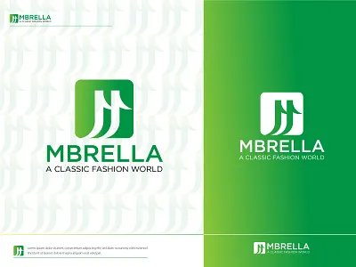 MBRELLA Modern minimal logo design branding clean company logo creative logo design designer graphic design icon logo logo designer logo macker minimal logo modern modern logo website logo