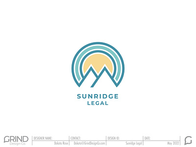 Sunridge Legal: Logo Design branding graphic design logo